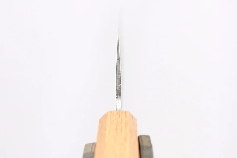 Couteau bunka 14cm japonais artisanal Sakai Kikumori TS10 en chêne