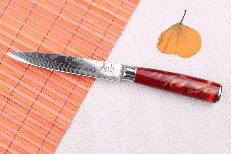 Set de 3 couteaux Kutoyama Red Flame chef + universel + office