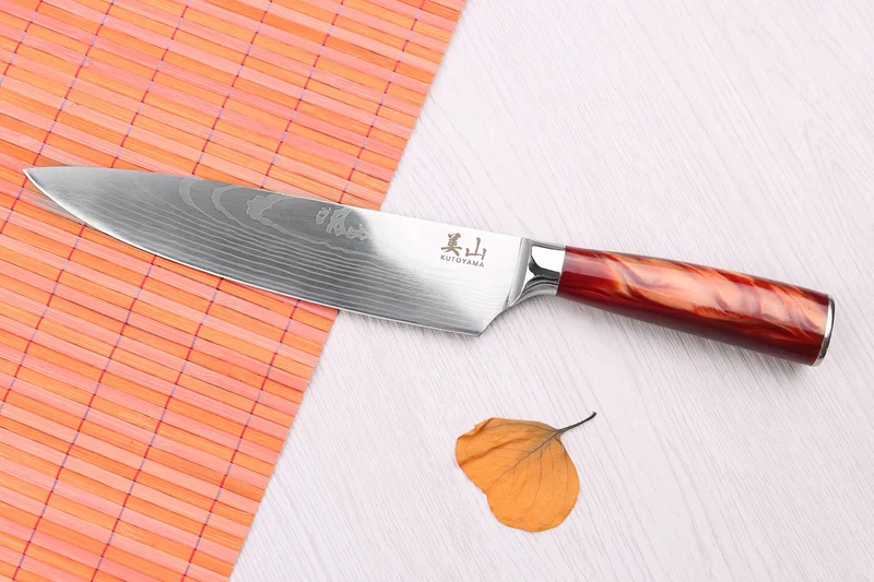 Set de 3 couteaux Kutoyama Red Flame chef + universel + office