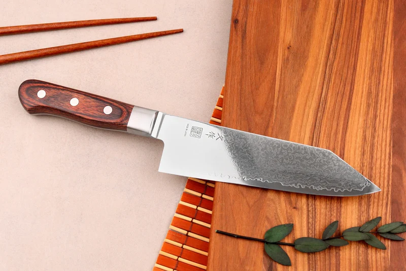 Couteau bunka 16,5cm japonais MAC Damas 45 couches 60th anniversary - Édition limitée