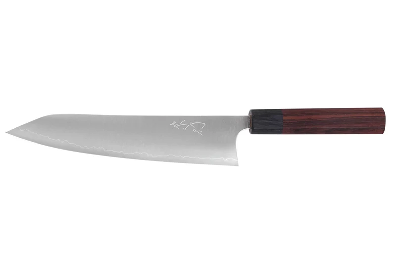 Couteau de chef japonais artisanal Shibata Koutetsu AS 21cm