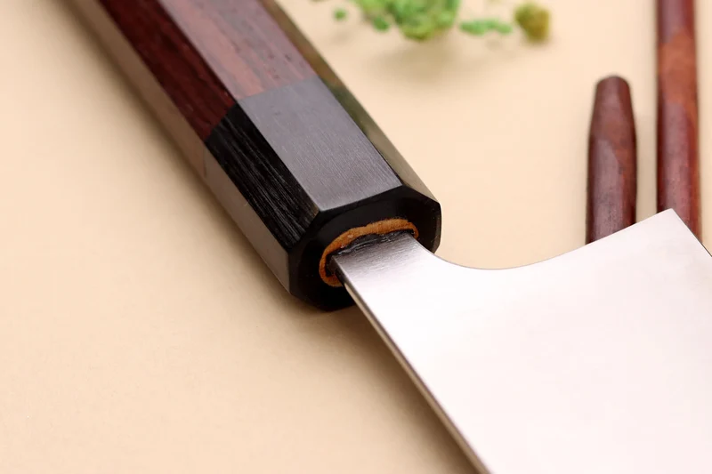 Couteau de chef japonais artisanal Shibata Koutetsu AS 21cm