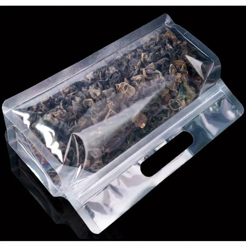 Lot de 50 sacs de conservation avec poignée pour aliments et ingrédients