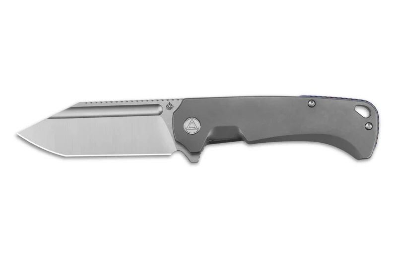 Couteau pliant QSP Rhino 143A manche en titane gris 10,8cm
