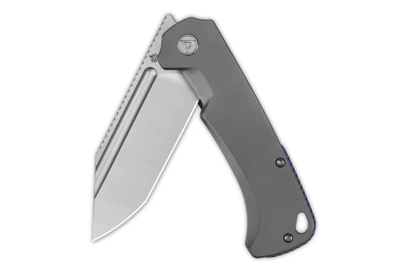 Couteau pliant QSP Rhino 143A manche en titane gris 10,8cm