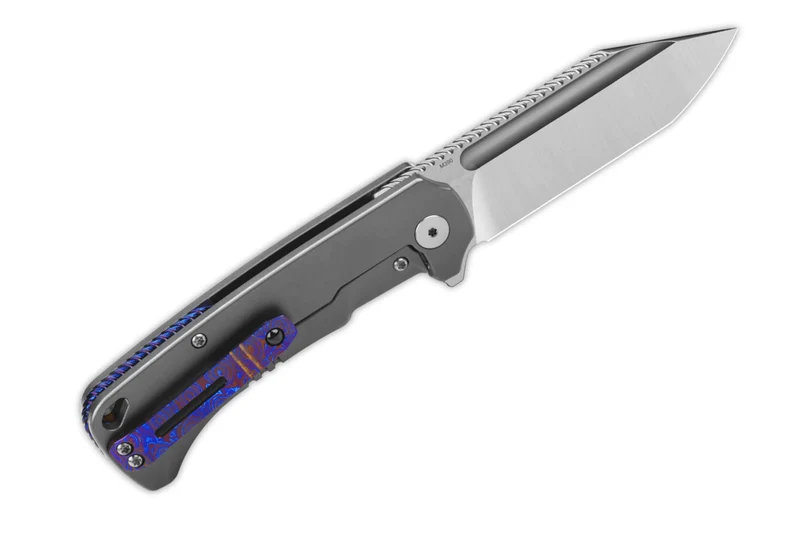Couteau pliant QSP Rhino 143A manche en titane gris 10,8cm