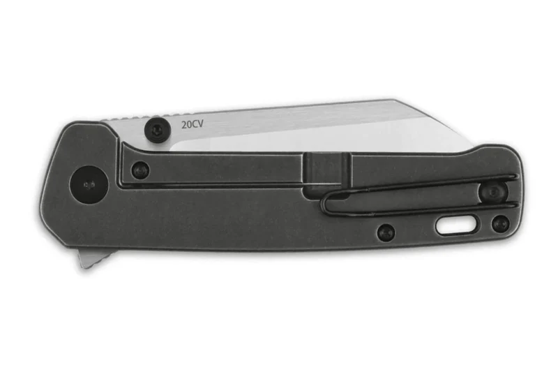 Couteau pliant QSP Penguin Plus 130XLE1 manche en carbone/titane noir et bronze 11,4cm