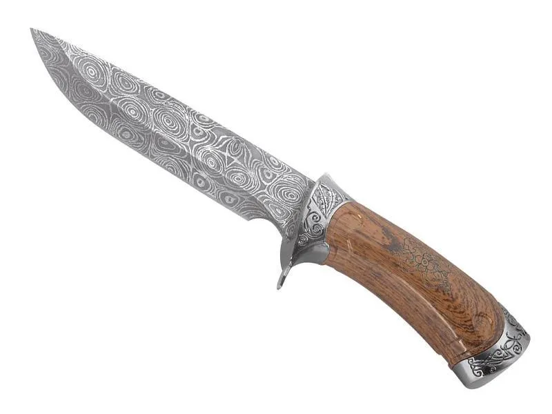 Couteau De Chasse Lame Fixe Style Damas