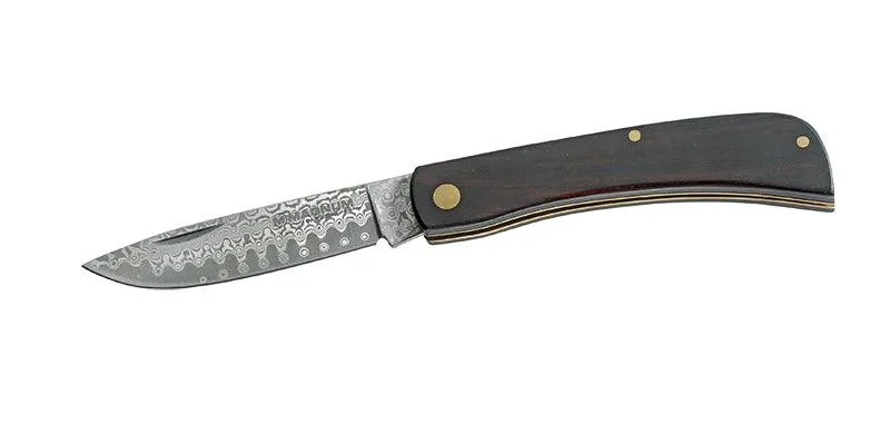 Couteau De Chasse Lame De Damas
