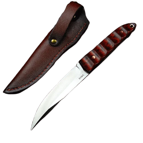 Couteau Lame Fixe Bois Artisanal