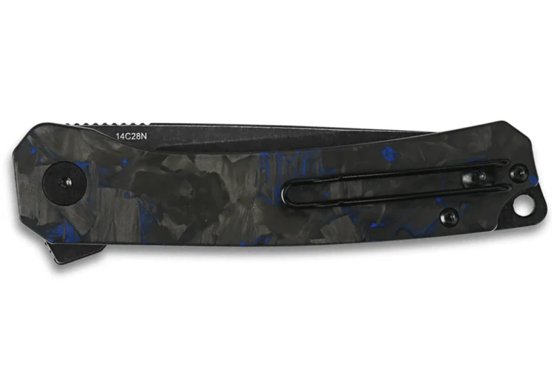 Couteau pliant QSP Osprey 139G2 manche en carbone et G10 noir 10,8cm