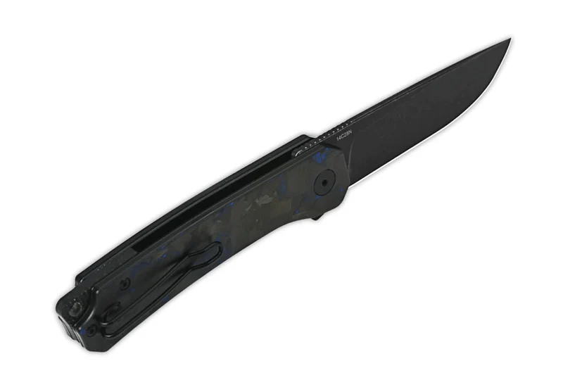 Couteau pliant QSP Osprey 139G2 manche en carbone et G10 noir 10,8cm