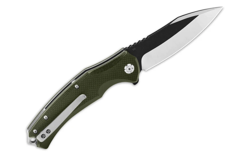 Couteau pliant QSP Snipe 121B manche en G10 vert 12cm