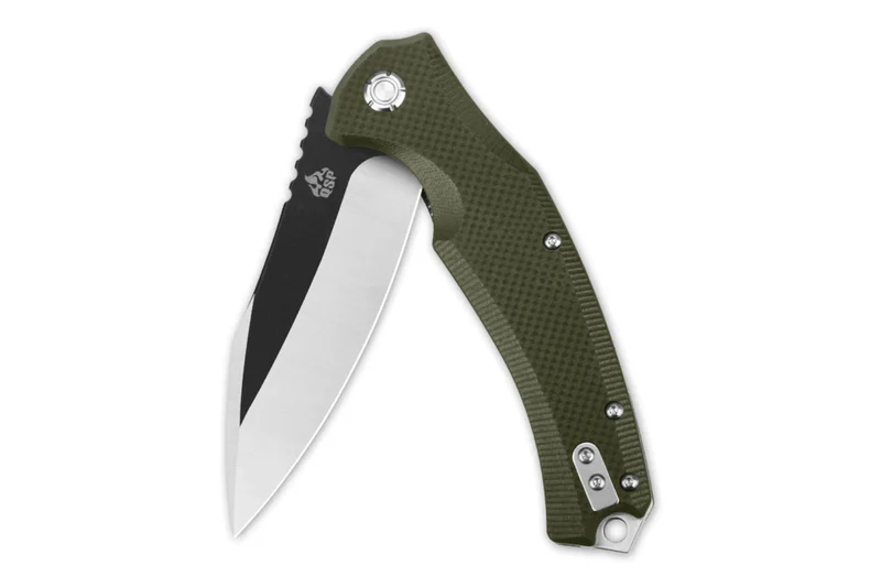 Couteau pliant QSP Snipe 121B manche en G10 vert 12cm