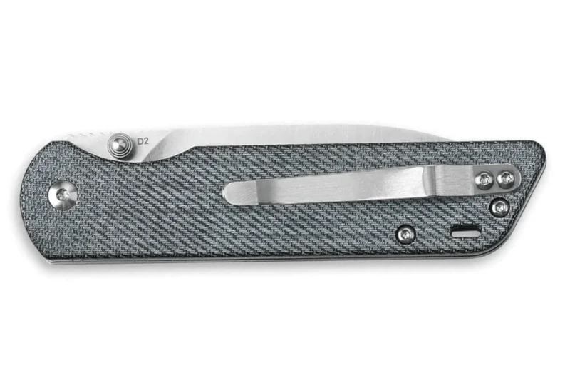 Couteau pliant QSP Parrot 102F manche en micarta denim 10,2cm