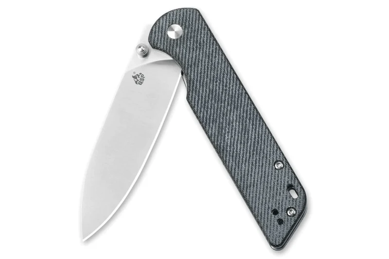Couteau pliant QSP Parrot 102F manche en micarta denim 10,2cm