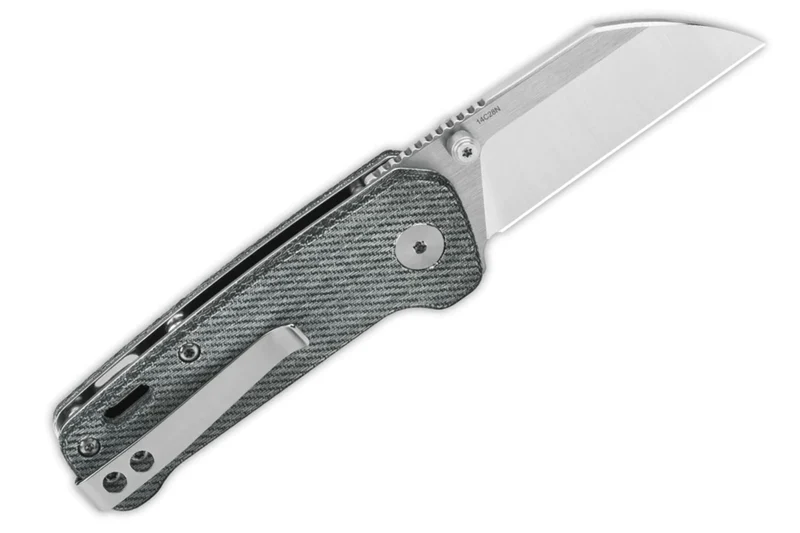 Couteau pliant QSP Penguin mini 130XSB manche en micarta denim 8,2cm