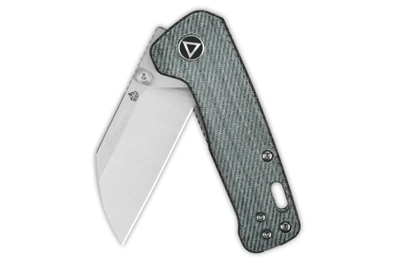 Couteau pliant QSP Penguin mini 130XSB manche en micarta denim 8,2cm