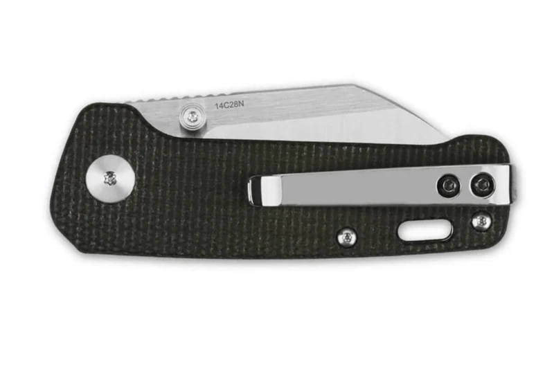 Couteau pliant QSP Penguin mini 130XSA manche en micarta noir 8,2cm