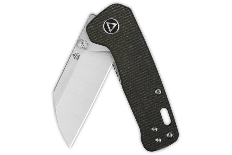 Couteau pliant QSP Penguin mini 130XSA manche en micarta noir 8,2cm