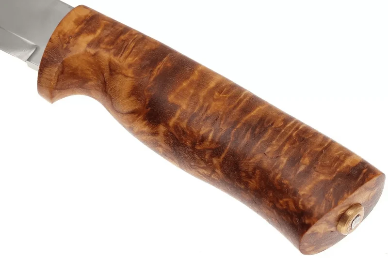 Couteau Helle Eggen H201075 lame en acier inox 10cm manche en bouleau + étui en cuir