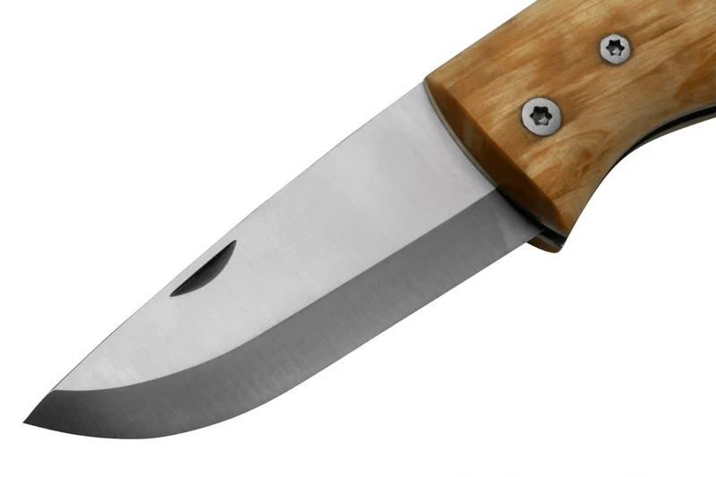 Couteau pliant Helle Nipa H657 manche en bois de bouleau 9,4cm