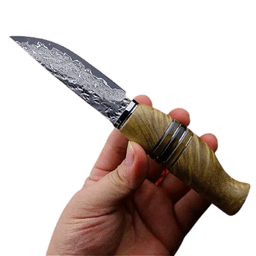 Couteau Lame Fixe Bois De Jungle