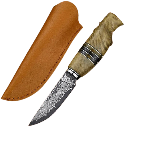 Couteau Lame Fixe Bois De Jungle