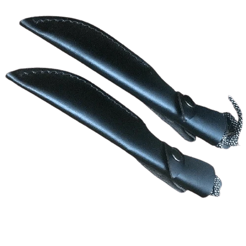 Couteau Lame Fixe Manche Cordage