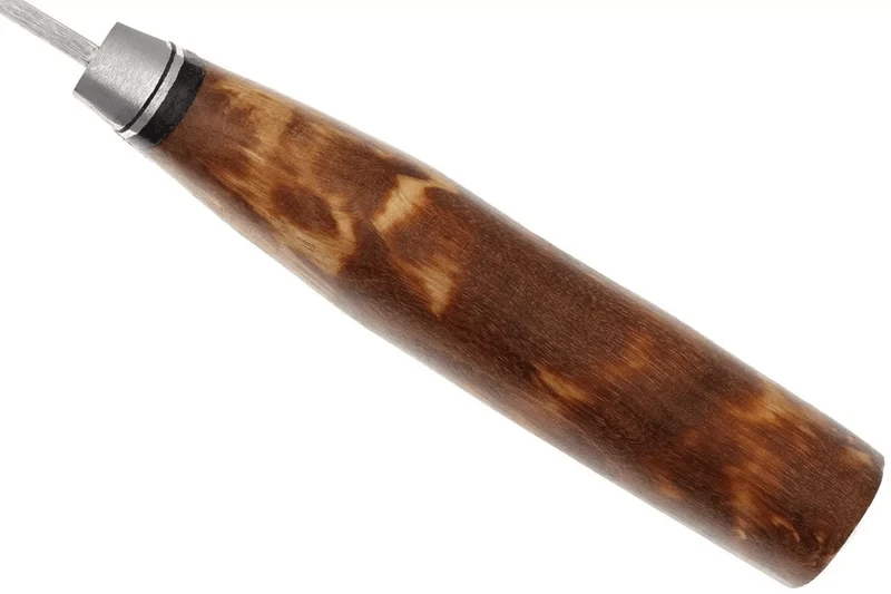 Couteau Helle GT H036 lame en acier inox 12,3cm manche en bouleau frisé + étui en cuir