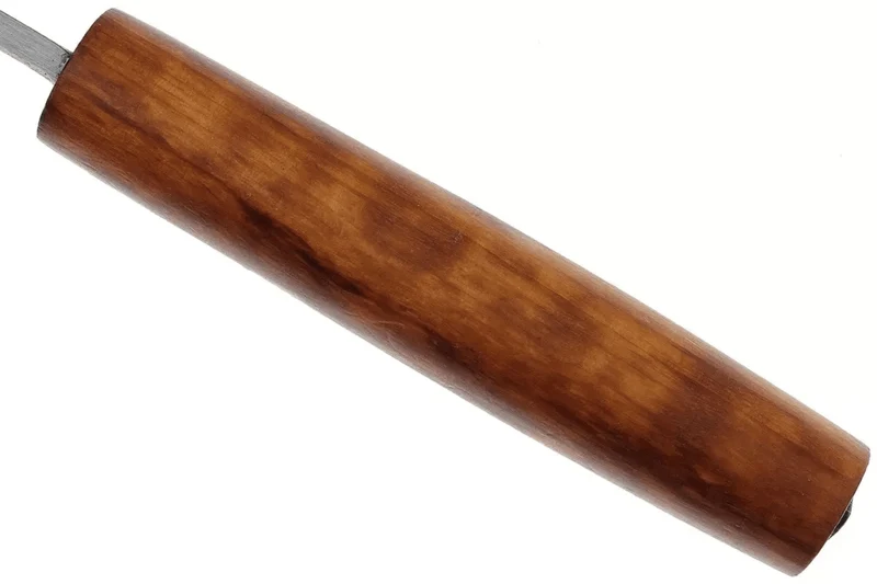 Couteau Helle Viking H096 lame en acier carbone 11cm manche en bois de bouleau + étui en cuir