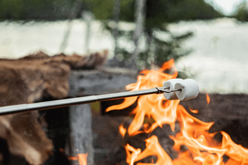 Fourchette barbecue Arctic Legend BBQ Stick artisanal 29cm