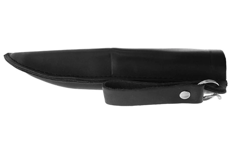 Couteau Arctic Legend Handicraft AL989 artisanal lame 7,7cm manche en bouleau + étui en cuir