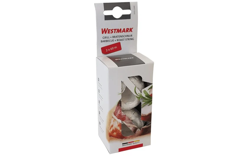 Set 2 rouleaux de ficelle de rôti blanc Westmark en polyester 60m