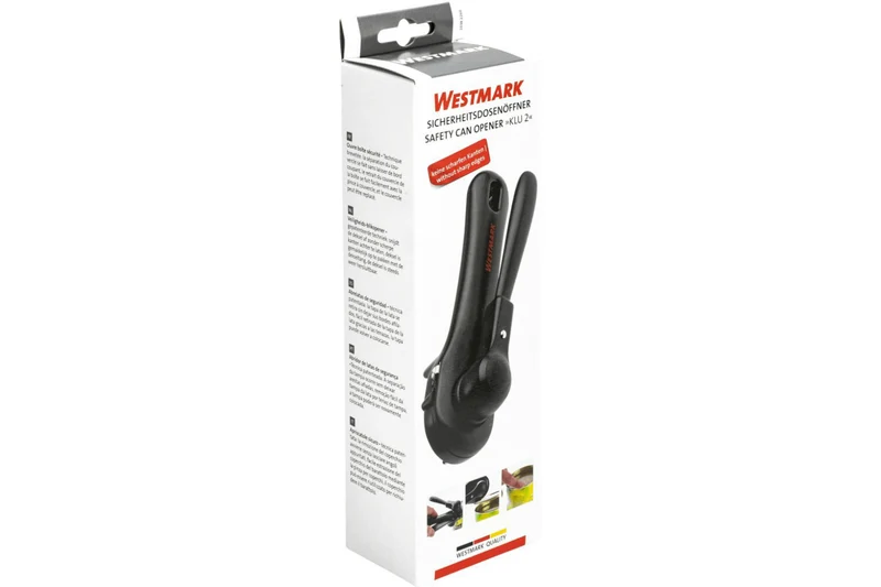 Ouvre boîte de sécurité Westmark Klu 2 en ABS noir 17,5cm
