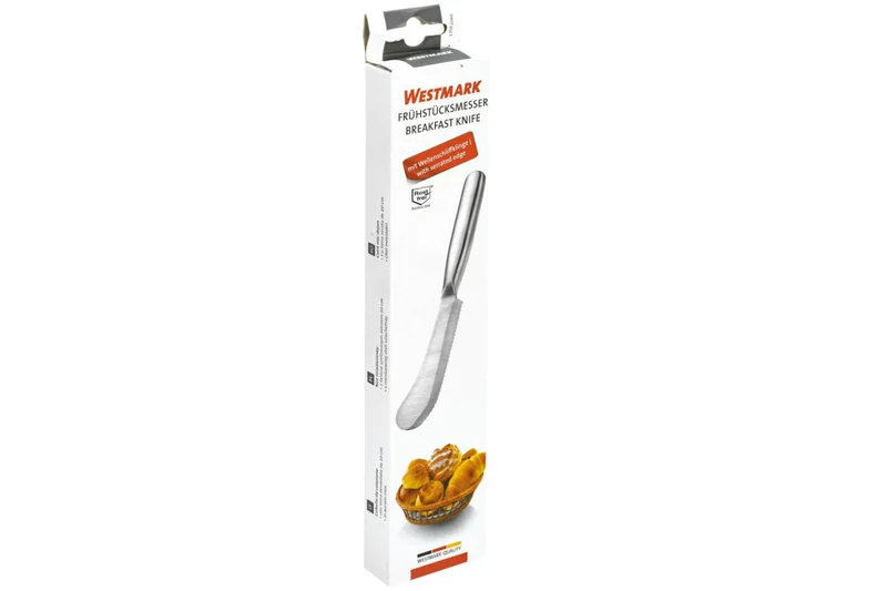 Couteau tartineur Westmark 2 en 1 lame dentelée 10cm