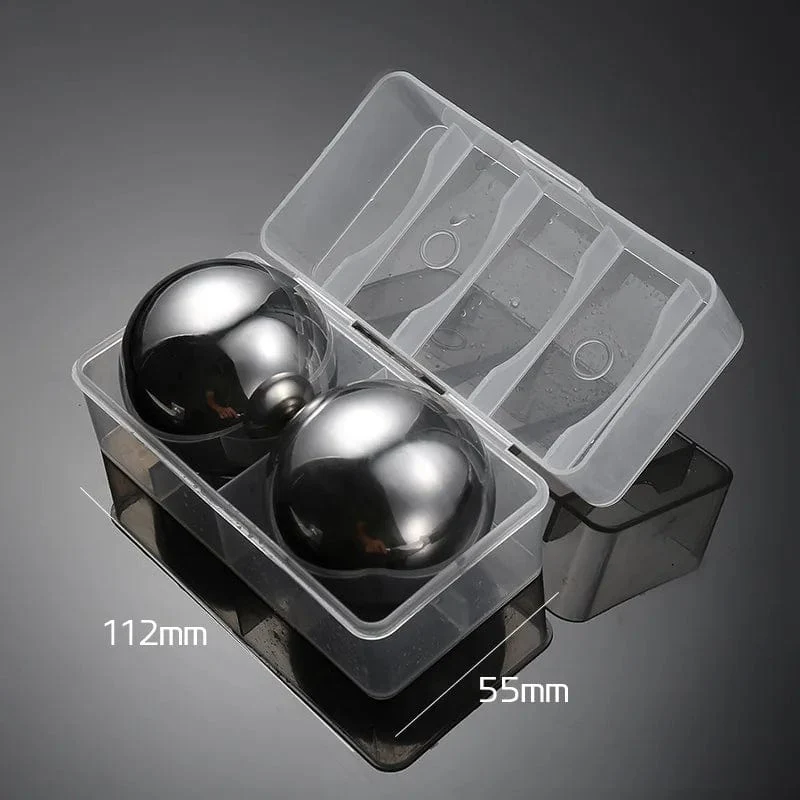 Glaçons Réutilisables Ronds en Inox