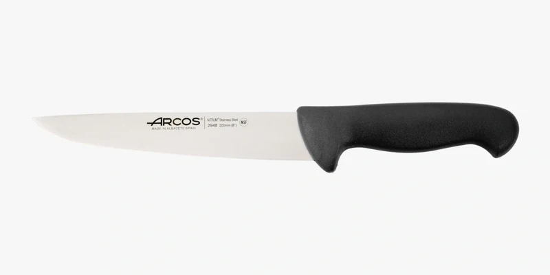 Cuchillo Carnicero color negro Serie 2900 200 mm