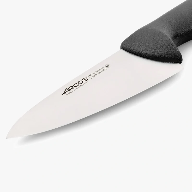 Cuchillo Cocinero color negro Serie 2900 150 mm