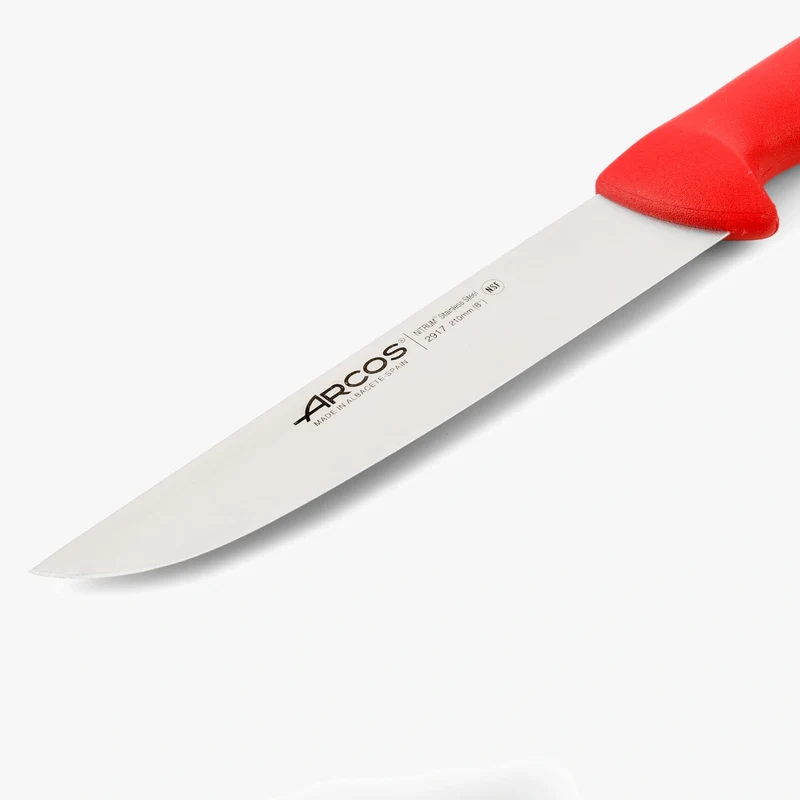 Cuchillo Carnicero color rojo Serie 2900 210 mm