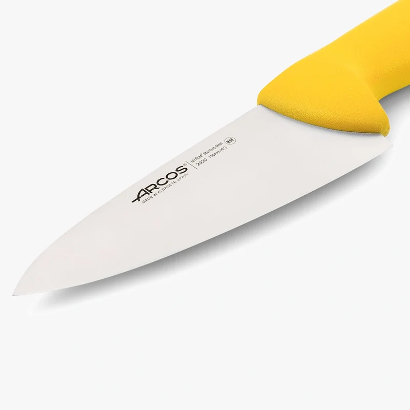 Cuchillo Cocinero color amarillo Serie 2900 150 mm