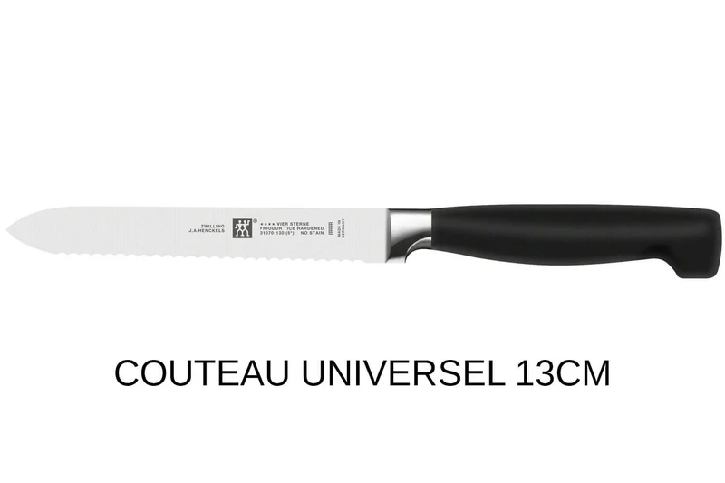 Mallette de voyage Zwilling Four Star 3 couteaux + 3 accessoires