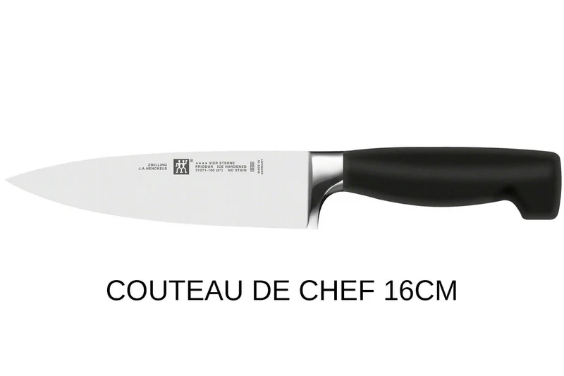 Mallette de voyage Zwilling Four Star 3 couteaux + 3 accessoires