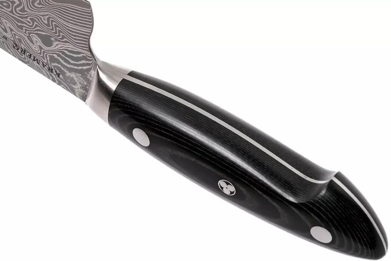 Couteau de chef japonais Zwilling Kramer Euro Stainless 16cm damassé manche en micarta