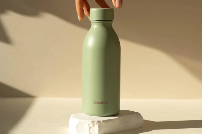 Bouteille isotherme Qwetch Icon inox recyclé 500ml – 10 coloris