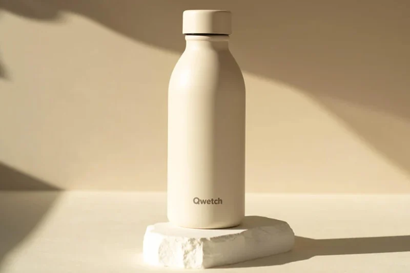 Bouteille isotherme Qwetch Icon inox recyclé 500ml – 10 coloris