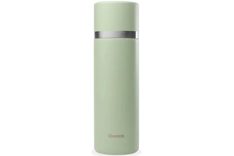 Thermo isotherme Qwetch Matt inox recyclé 750ml – 4 coloris