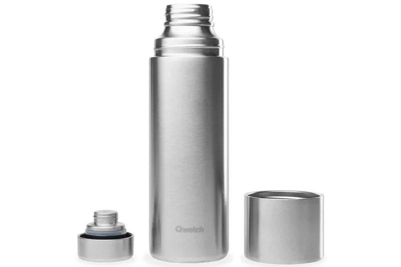 Thermo isotherme Qwetch Matt inox recyclé 750ml – 4 coloris