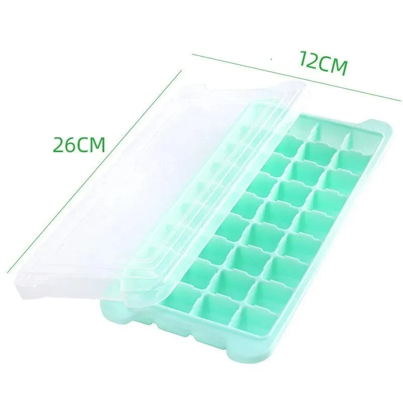 Bac à glaçons silicone 24/36 alvéoles avec couvercle amovible