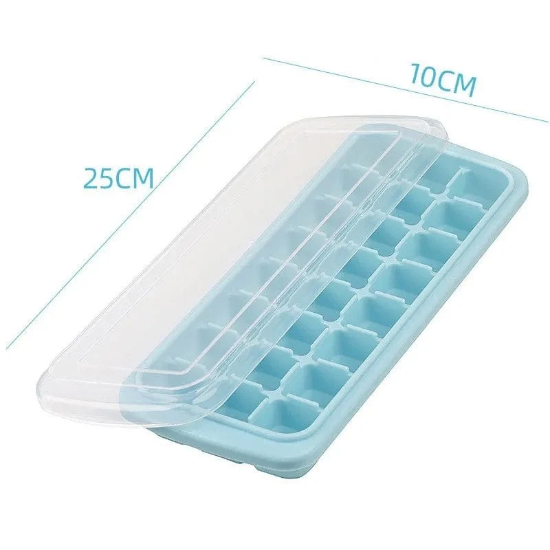 Bac à glaçons silicone 24/36 alvéoles avec couvercle amovible